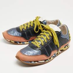 Dolce & Gabbana Multicolor Leather Low Top Sneakers Size 43