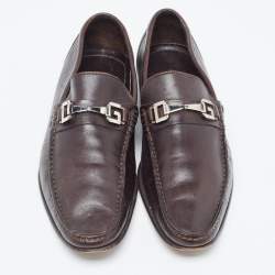 Dolce & Gabbana Brown Leather Penny Loafers Size 39.5