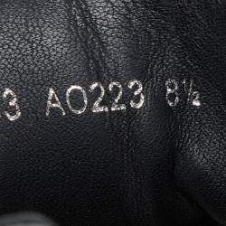 Dolce & Gabbana Black Leather and Rubber Custom 2.Zero Sneakers Size 42.5