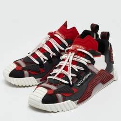 Dolce & Gabbana Multicolor Fabric and Leather Ns1 Sneakers Size 42