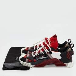 Dolce & Gabbana Multicolor Fabric and Leather Ns1 Sneakers Size 42