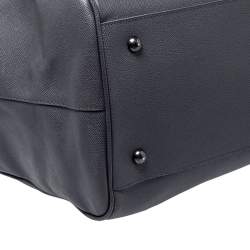 Dolce & Gabbana Grey Leather Sicily Travel Bag