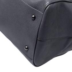 Dolce & Gabbana Grey Leather Sicily Travel Bag