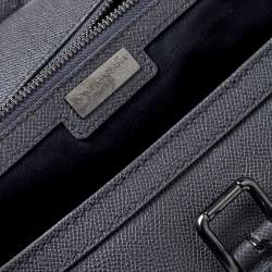 Dolce & Gabbana Grey Leather Sicily Travel Bag