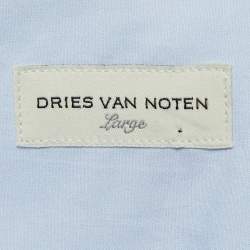 Pre Owned Dries van Noten Multicolor Abstract Print Cotton Shirt L
