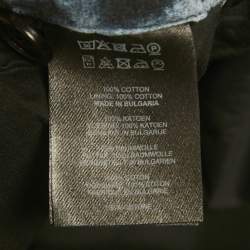 Pre Owned Dries van Noten Blue Abstract Print Cotton Shorts XS