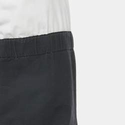 Pre Owned قميص درايز فان نوتن بأكمام طبقات قطن أبيض ميديام