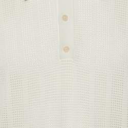 مملوكة مسبقًا تي شيرت دريس فان نوتن تريكو مثقب أوف وايت مقاس متوسط بولو