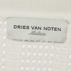 مملوكة مسبقًا تي شيرت دريس فان نوتن تريكو مثقب أوف وايت مقاس متوسط بولو