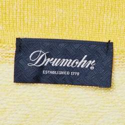 Pre Owned تي شيرت بولو درومور أصفر قطن وكتان مقاس كبير - لارج