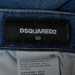 Pre Owned Dsquared2 Blue Washed Denim Cool Guy Jeans L