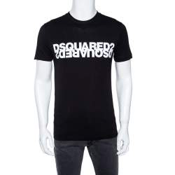 Black dsquared best sale t shirt