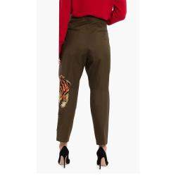 Dsquared2 Brown Tiger Embroidered Fight Fit Pants L (50)