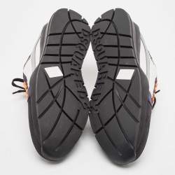 Dsquared2 Multicolor Leather and Mesh Lace Up Sneakers 43