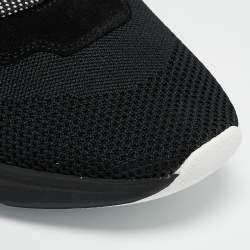 Dsquared2 Black Mesh and Neoprene Fly Sneakers Size 45