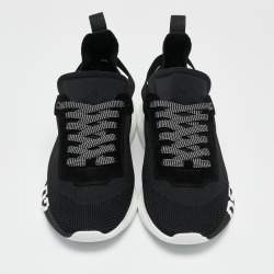 Dsquared2 Black Mesh and Neoprene Fly Sneakers Size 45