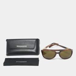 Dsquared2 Brown ROB DQ0237 Aviator Sunglasses