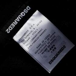 Pre Owned DSquared2 Black Logo Embroidered Baseball Cap ( One Size )