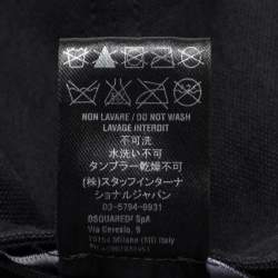 Dsquared2 Black Cotton Canvas 24-7 Icon Baseball Cap L