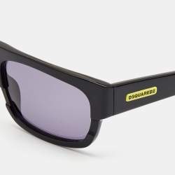 Dsquared2 Black Tuur DQ Rectangle Sunglasses