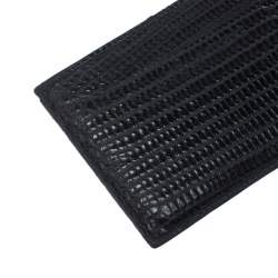 Dsquared2 Black Lizard Embossed Leather Card Holder
