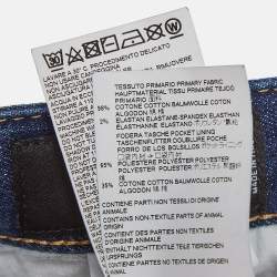 Dsquared2 Blue Pint Splashed Distressed Denim Jeans L Waist 36"