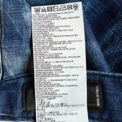 Pre Owned Dsquared2 Blue Distressed Denim Slim Fit Jeans XL/Waist 37"