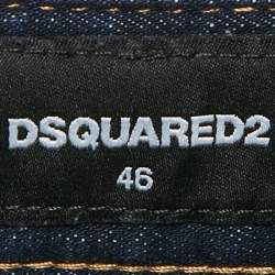 Dsquared2 Blue Distressed Denim Super Twinky Jeans S Waist 32"