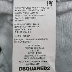 Pre Owned Dsquared2 Blue Washed Denim Jeans S Waist 31"