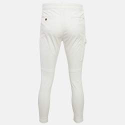 Pre Owned Dsquared2 White Denim Sexy Cargo Pants S Waist 30"