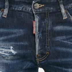 Dsquared2 Blue Distressed Denim Cool Guy Jeans S Waist 31"