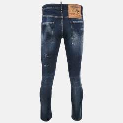 Dsquared2 Blue Distressed Denim Cool Guy Jeans S Waist 31"