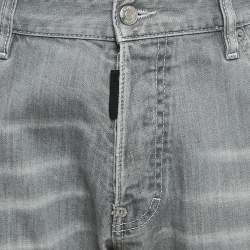 Pre Owned Dsquared2 Grey Denim Cool Guy Jeans XL Waist 36"