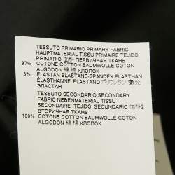 Pre Owned Dsquared2 Black Icon Print Cotton Punk T-Shirt L