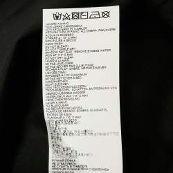 Pre Owned Dsquared2 Black Icon Print Cotton Punk T-Shirt L