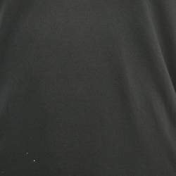 Dsquared2 Black Cotton V-Neck Distressed T-Shirt M