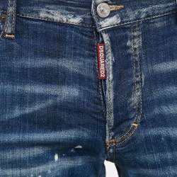 Dsquared2 Blue Distressed Denim Jeans S Waist 31"
