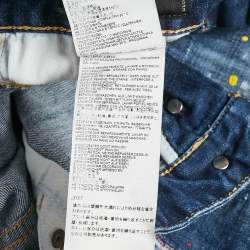 Dsquared2 Blue Distressed Denim Shorts M 