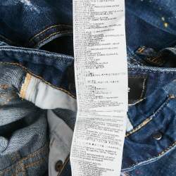 Dsquared2 Blue Distressed Denim Shorts M 