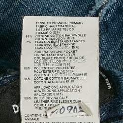 Dsquared2 Blue Distressed Denim Skater Jeans XL Waist 35"