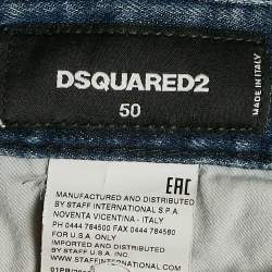Dsquared2 Blue Distressed Denim Slim Fit Jeans L Waist 50"