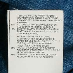 Dsquared2 Blue Distressed Denim Skater Jeans L Waist 35"