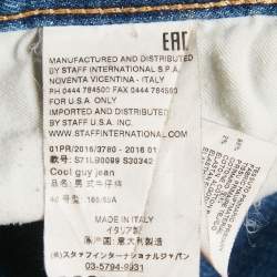 Dsquared2 Blue Distressed Denim Cool Guy Jeans S Waist 30"