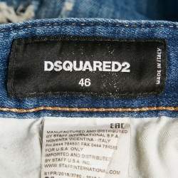 Dsquared2 Blue Distressed Denim Cool Guy Jeans S Waist 30"