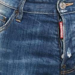 Dsquared2 Blue Distressed Denim Cool Guy Jeans S Waist 30"