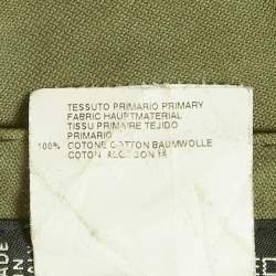 Pre Owned Dsquared2 Green Cotton Regular Fit Trousers XL