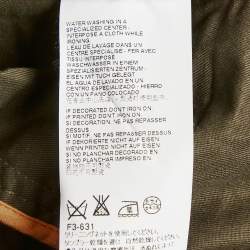 Dsquared2 Green Cotton Pocket Detail Zip-Up Jacket XL