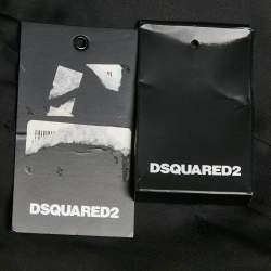 Dsquared2 Black Wool Single Breasted Blazer S