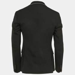 Dsquared2 Black Wool Single Breasted Blazer S
