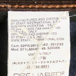 Dsquared2 Blue Denim Regular Fit Jeans XL Waist 52"